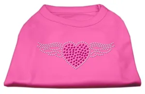 Aviator Rhinestone Shirt Bright Pink L (14)