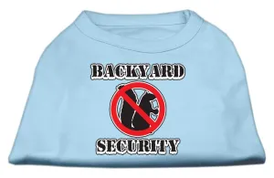 Backyard Security Screen Print Shirts Baby Blue XL (16)