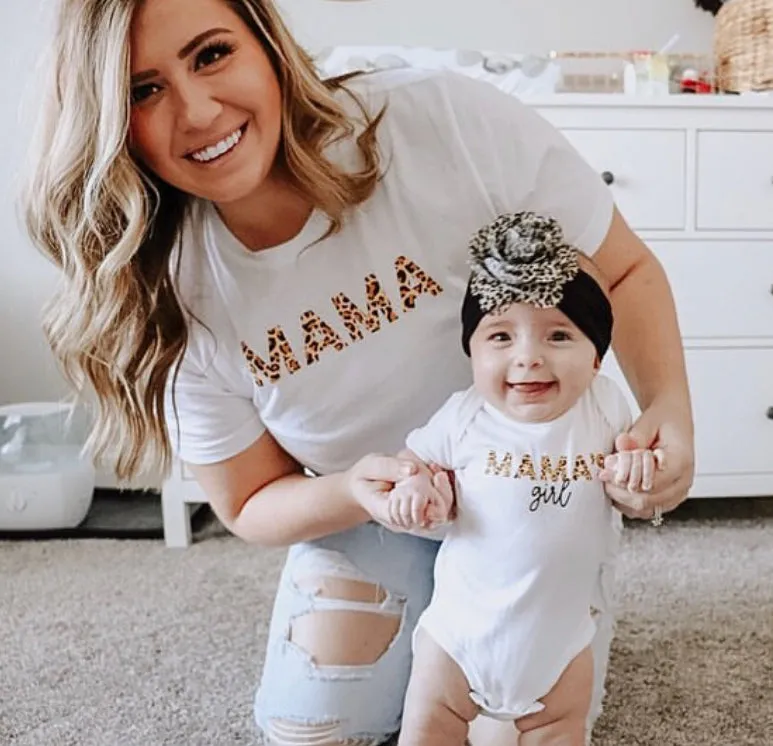 Mama - Leopard Design - Unisex Tee