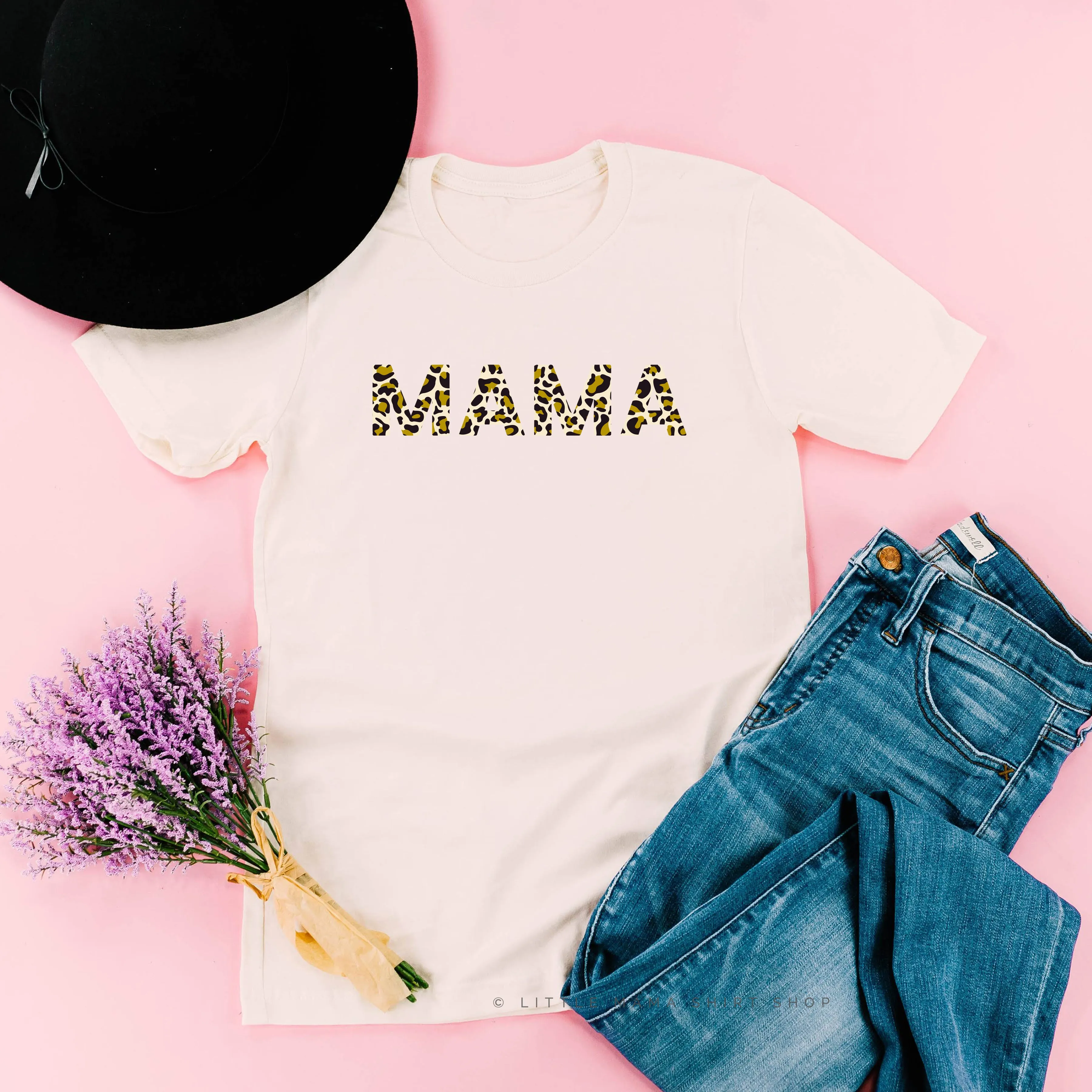 Mama - Leopard Design - Unisex Tee