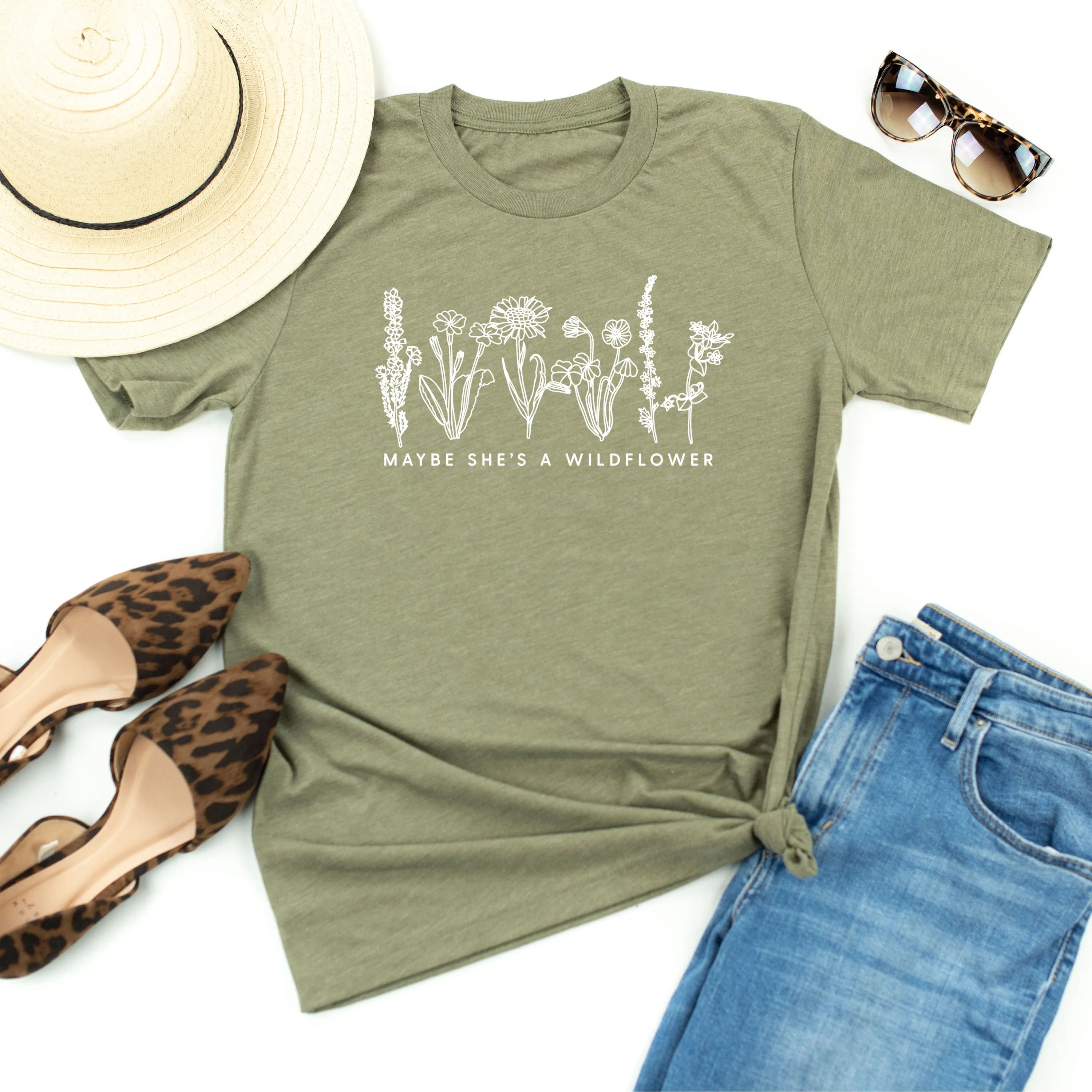 Maybe She's A Wildflower - Unisex Tee